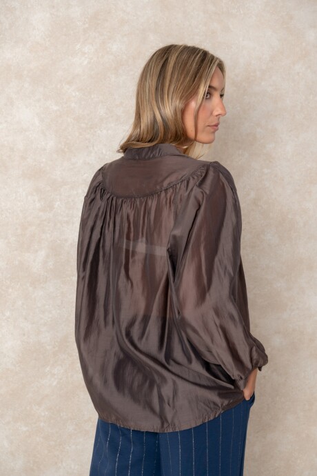 CAMISA FREYA Chocolate