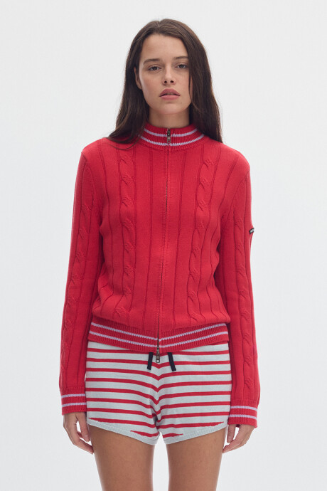 Cardigan Darby Red