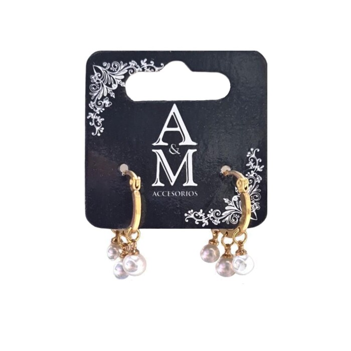 A&M BIJOUTERIE AROS PERLA 606 UNID. única