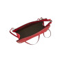 Cartera de cuero con tachas, ELLE WITH Rojo