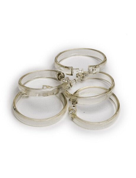 SET X12 GANCHOS PARA CORTINA TRANSPARENTE SET X12 GANCHOS PARA CORTINA TRANSPARENTE