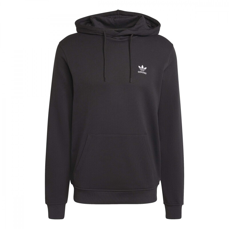 Abrigo Trefoil Essentials French Terry de Hombre Negro