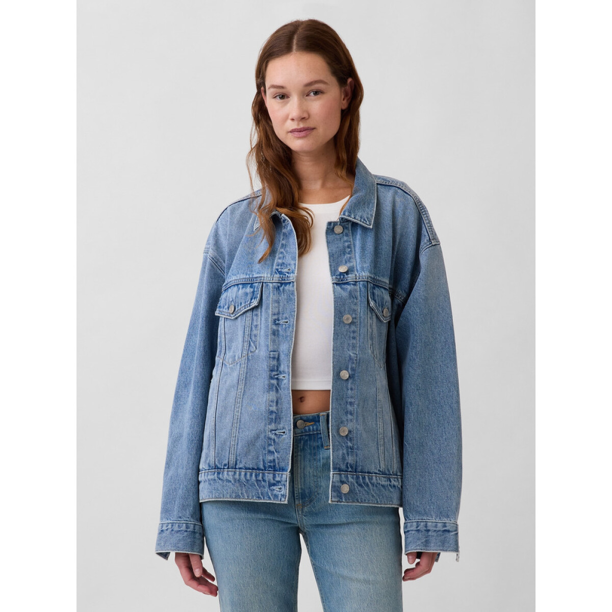 OS ICON JKT - LIGHT - LIGHT WASH 