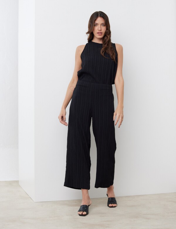 Pantalon Texturado NEGRO