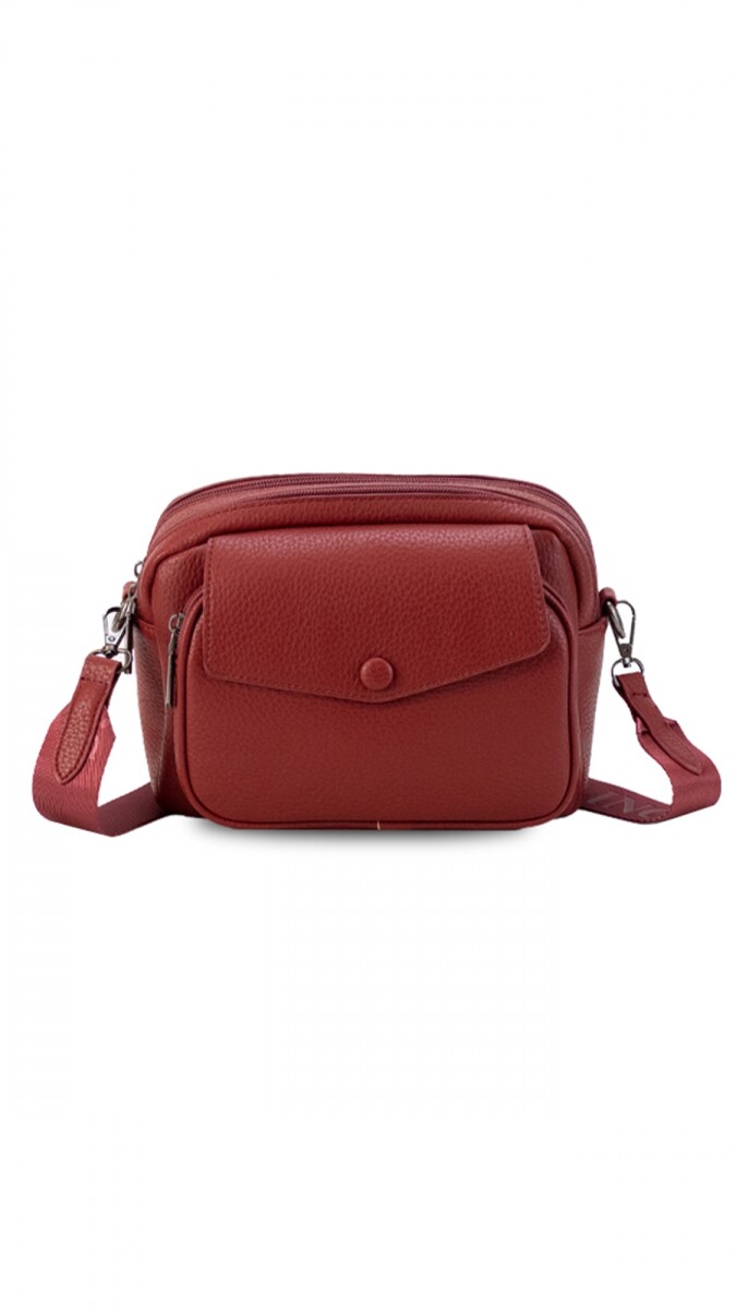 BANDOLERA MORRAL TAMIKA - CARMIN 