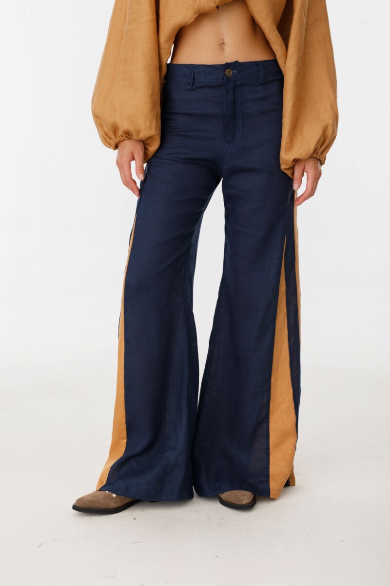 Pantalon Murra Azul/Camel