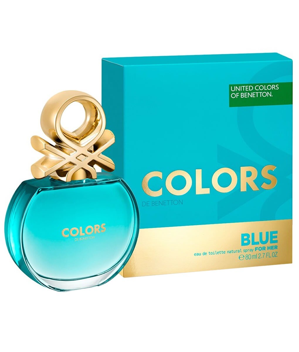 Perfume Benetton Colors Blue Eau De Toilette 80ml Hombre 