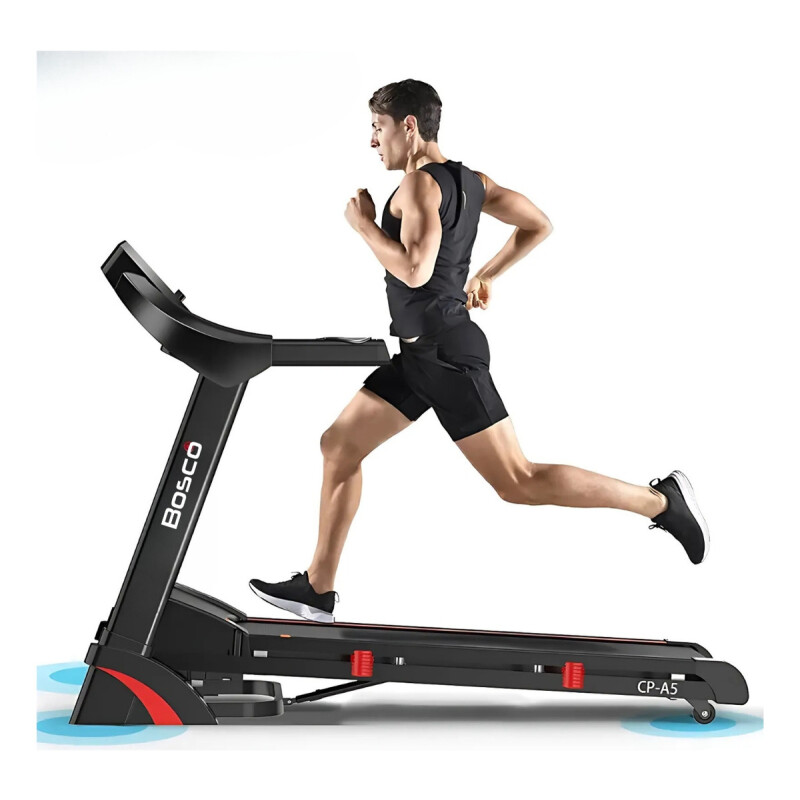 Caminadora Eléctrica Plegable Con Motor Dc De 3.0 Hp Negro