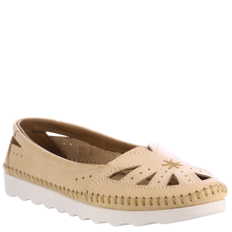 Zapatos de Mujer Freeway Casual Flex Beige Natural