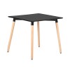 Mesa de Comedor 80 - Danesa Negro
