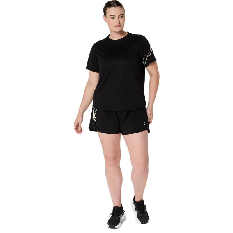 Short Running Asics Icon 4In Short Mujer Performance Black