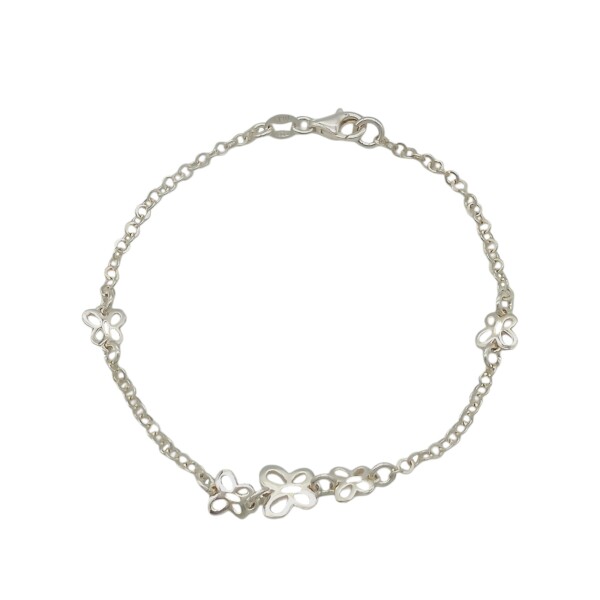Pulsera Mariposa-Plata 925-Sin piedra-PU3078 sinpiedra