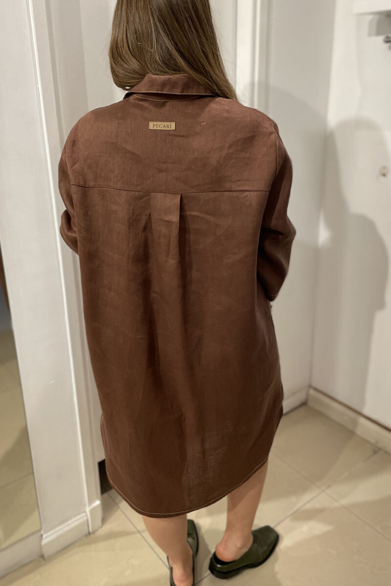 Vestido polonio Chocolate