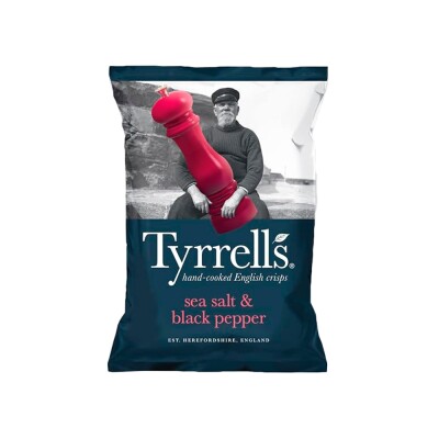 Papas Fritas con Sal Marina y Pimienta Negra Sin Gluten Tyrrells Papas Sal Y Pimienta Tyrrells