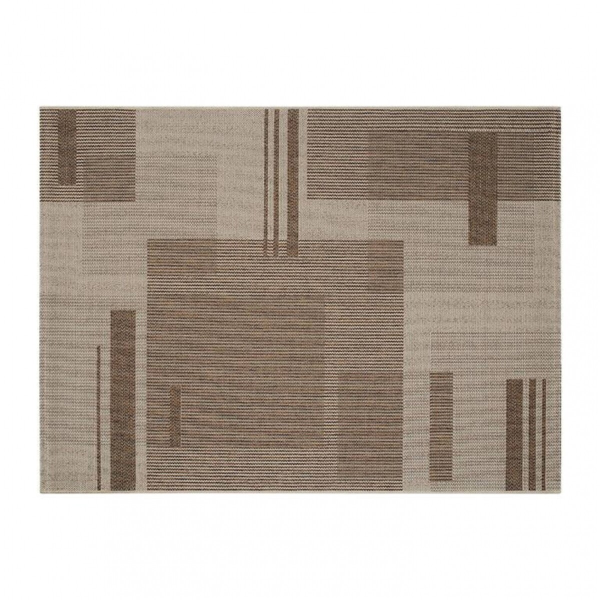 Alfombra moderna Eco-Nature - Painel | 1.50x2.00 m - Beige Marrón 