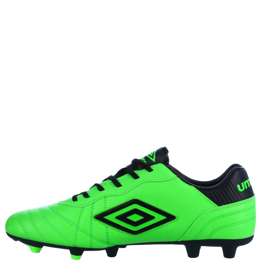Championes de Fútbol 11 Hombre Umbro Touch FG Verde Fluo - Negro