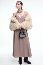 VESTIDO LARGO Beige