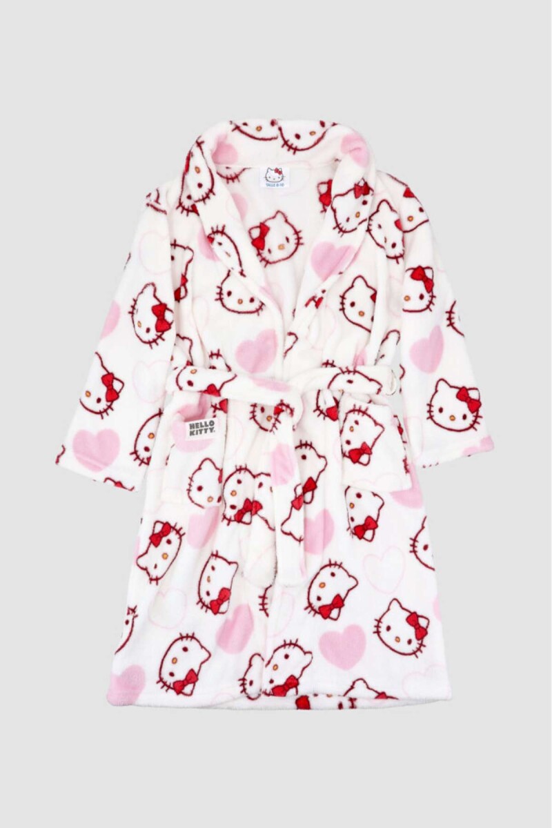 Bata hello kitty coral fleece - Rosado 