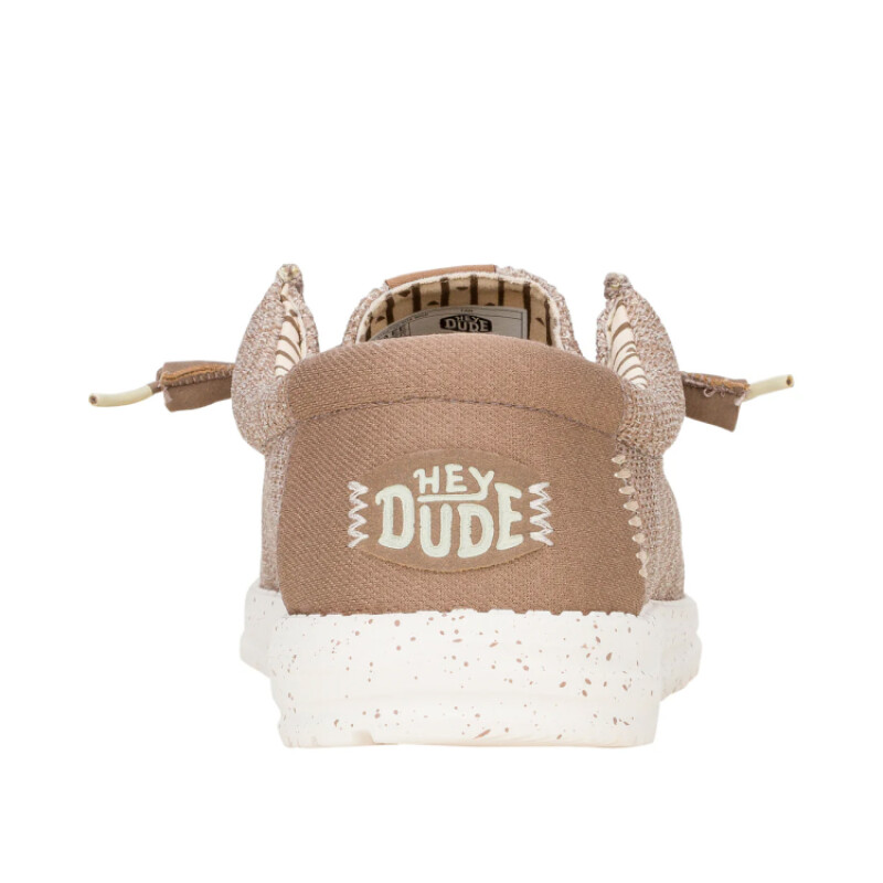 Zapatos Hey Dude Wally Stretch Mesh - Beige Zapatos Hey Dude Wally Stretch Mesh - Beige