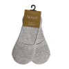 Soquete Invisible Pack x2 Corazones- Slowly Light Grey