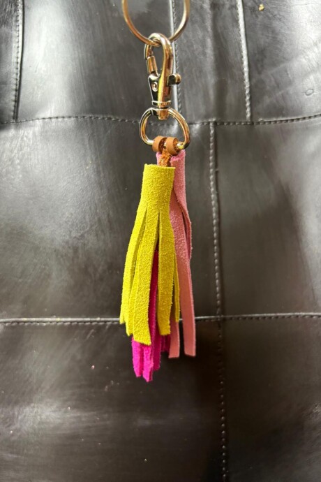 Llavero Flecos Multicolor