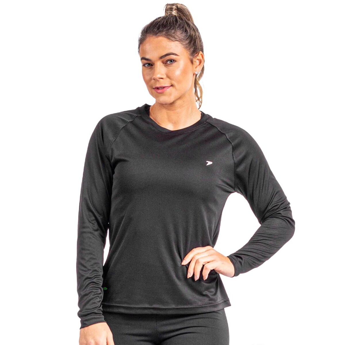 Remera Mujer Proteccion Uv50+ Poker - Negro 