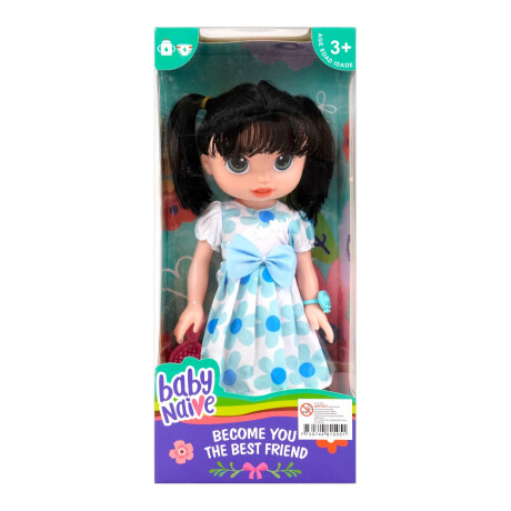 Muñeca con pulsera y peine Muñeca con pulsera y peine