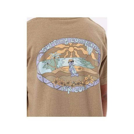 Remera MC Rip Curl Tube Town Scenic Tee Boy Beige
