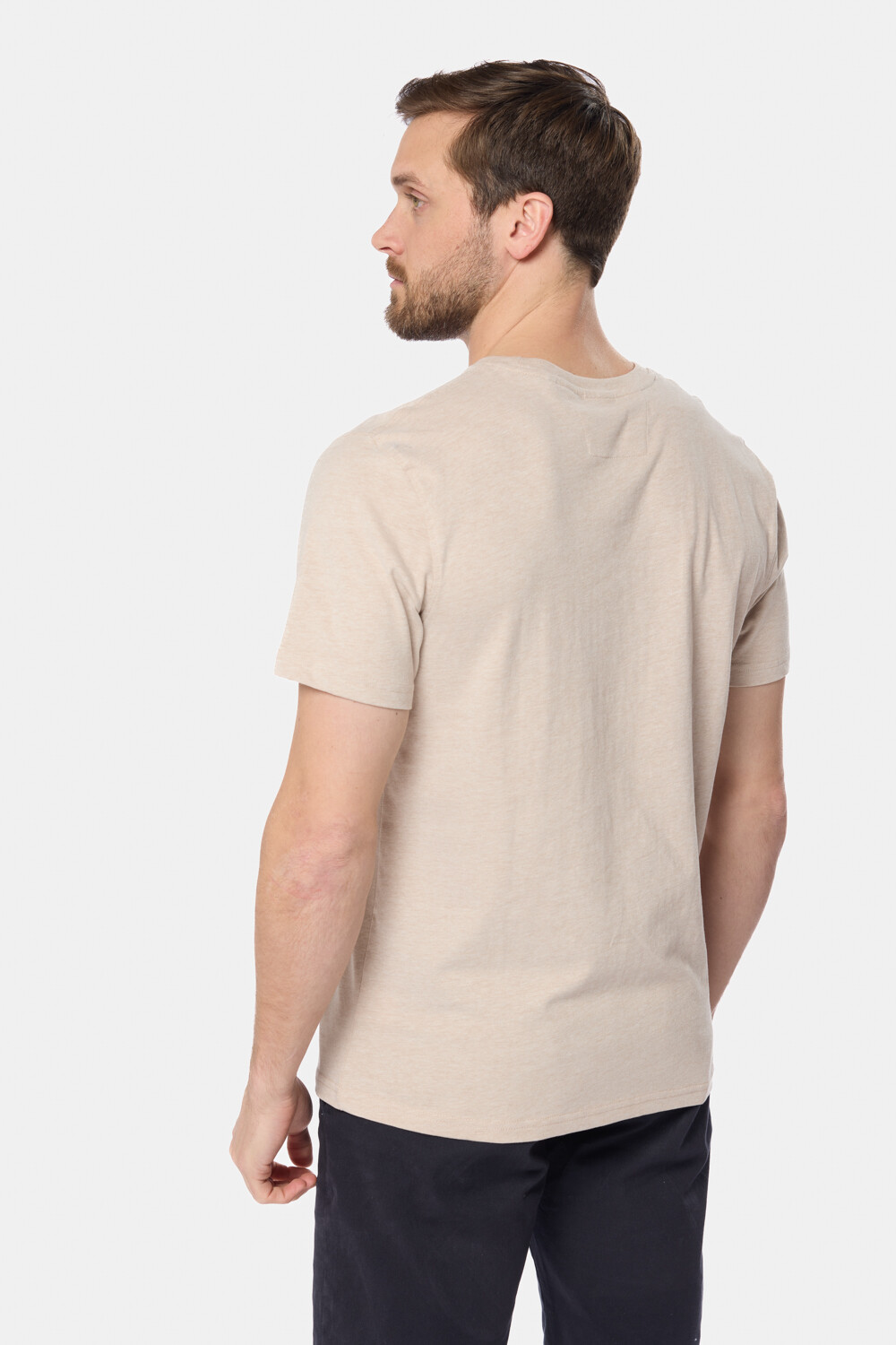 REMERA ESTAMPADA Beige