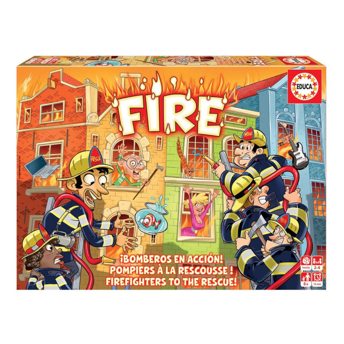 Juego Fire Bomberos En Accion Didactico Educa Niños 