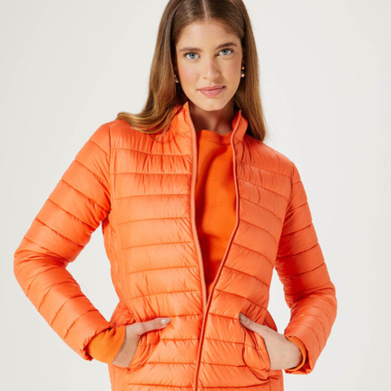 JAQUETA FEMENINA ADULTO NARANJA OSCURO
