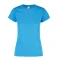 Camiseta jaspe a la base dama - Turquesa jaspe