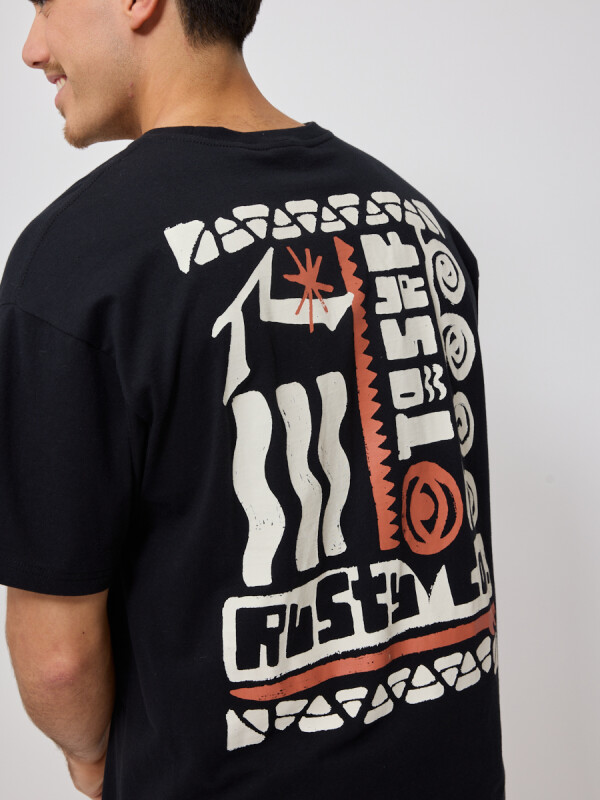 T-SHIRT BOBLU RUSTY Negro