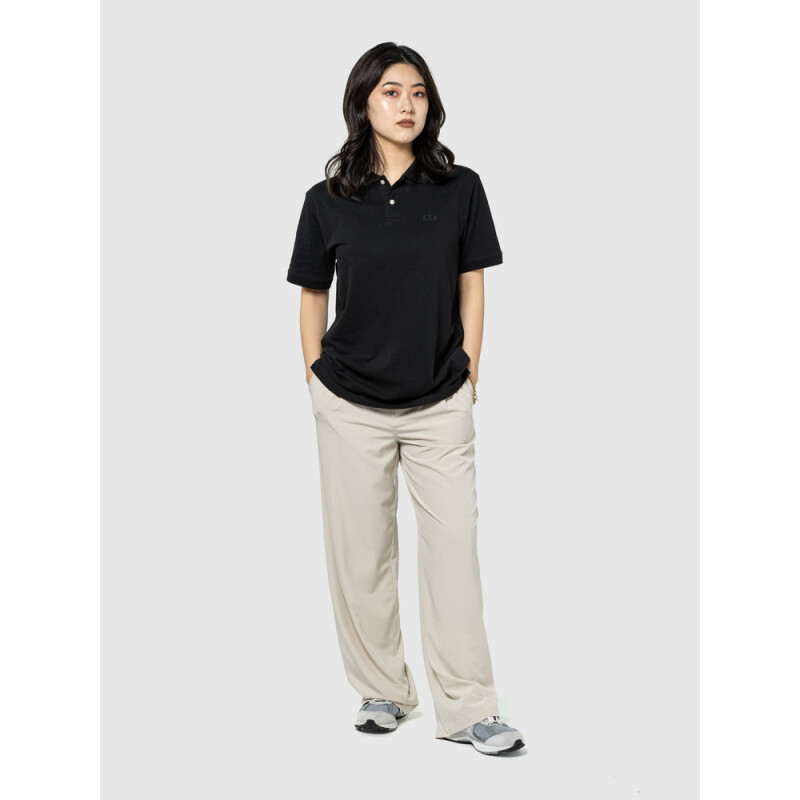 F-LOGO PK POLO BLACK 013