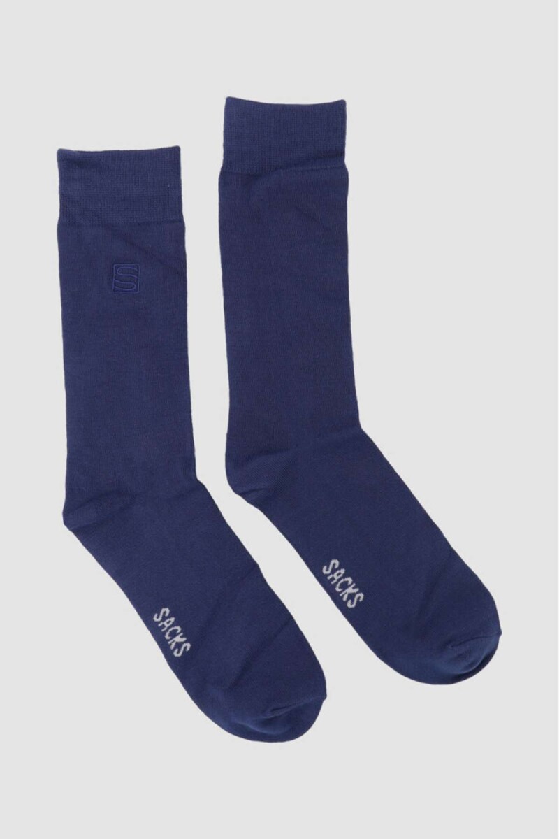 Medias de vestir en bamboo - Azul 