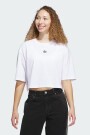 ESSENTIALS CROP TEE Blanco