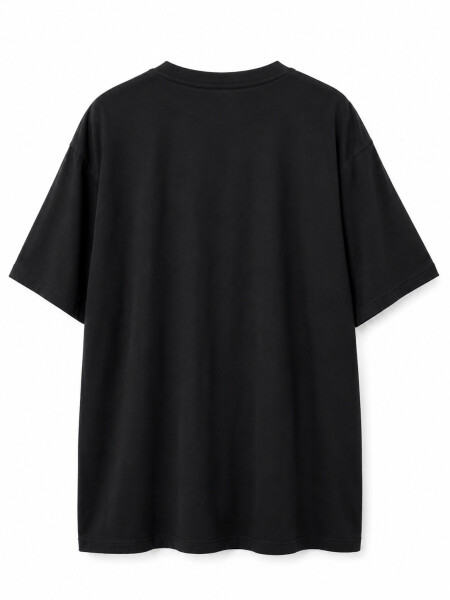 REMERA NAUPLIA PRINTED III NEGRO