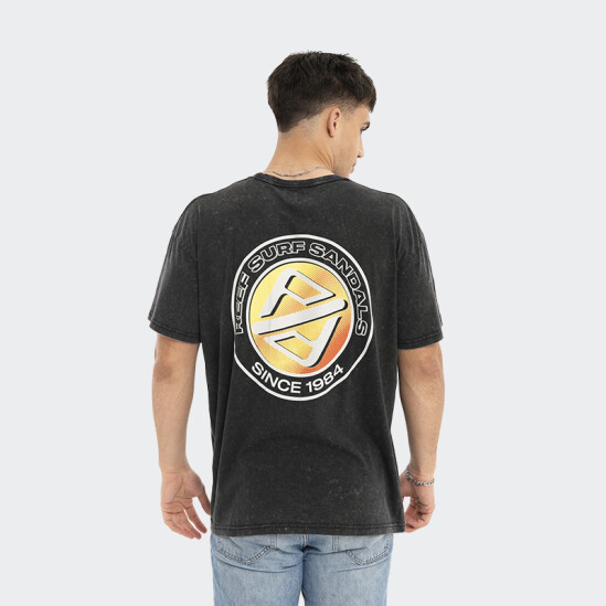 Remera Reef Oversize Negro