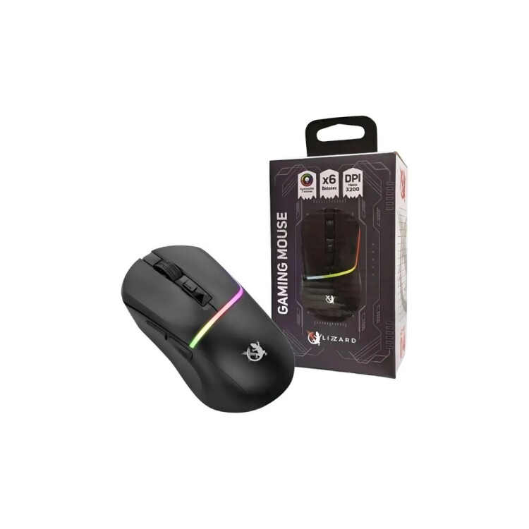 MOUSE GAMER DUAL MODE INALAMBRICO/CABLEADO LIZZARD MOUSE GAMER DUAL MODE INALAMBRICO/CABLEADO LIZZARD