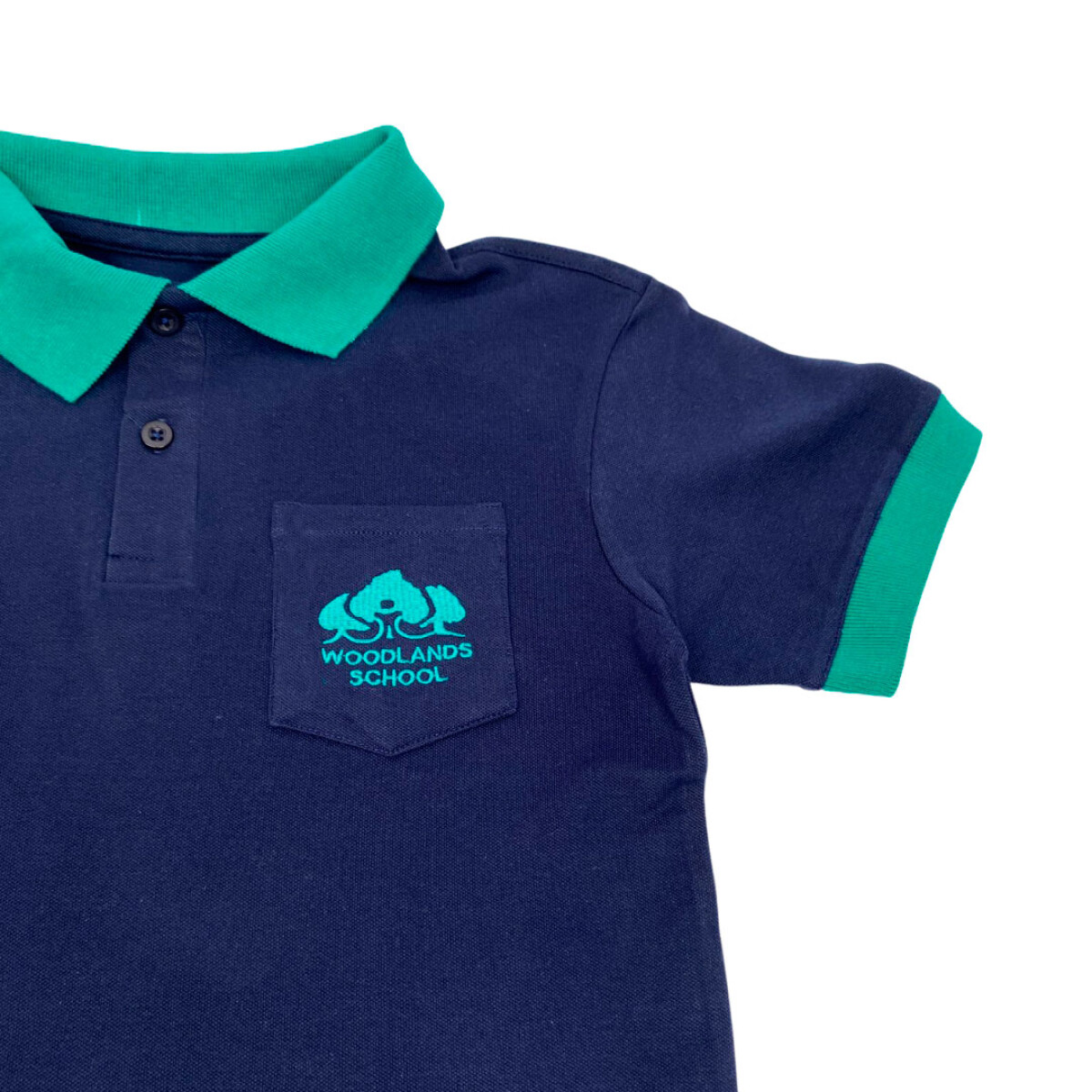Remera Polo manga corta Woodlands Navy