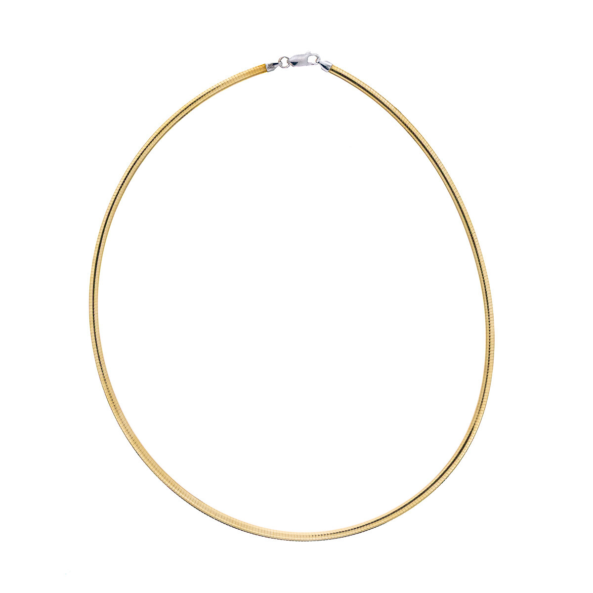 Gargantilla de plata 925 con baño de oro amarillo 