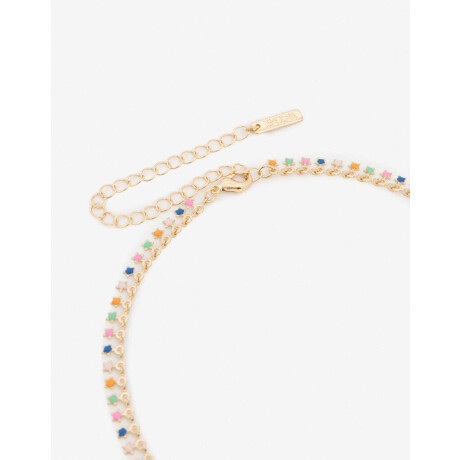 Choker Cadena Estrellas Dorado