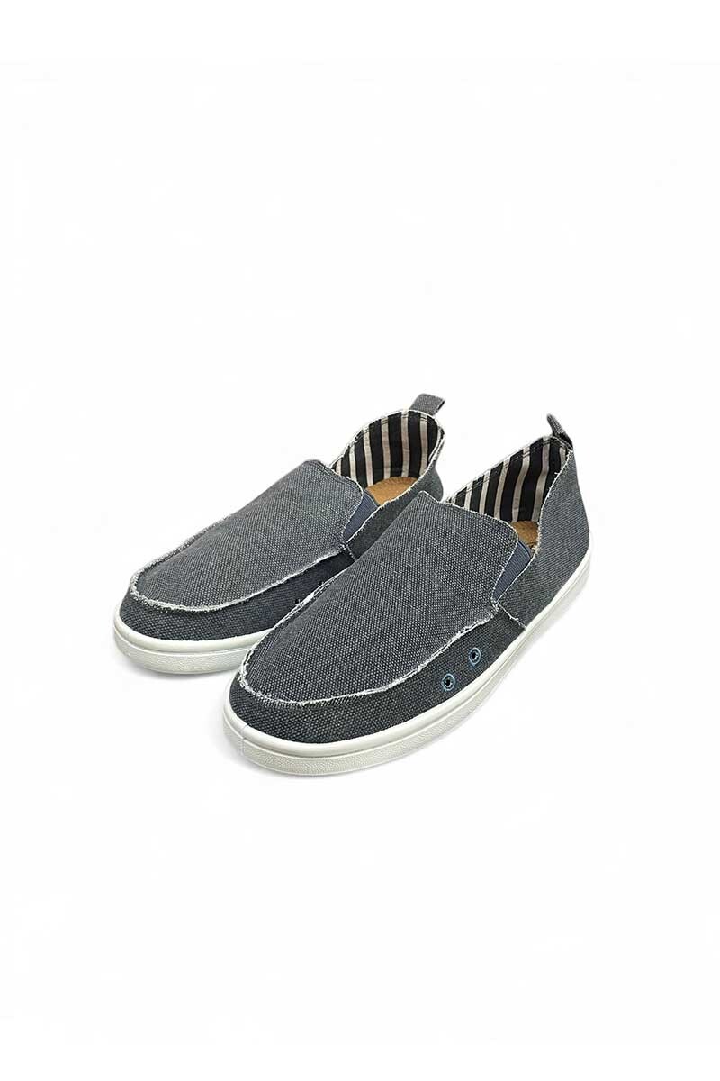 MOCASIN CROCCO LONA FE601 Azul