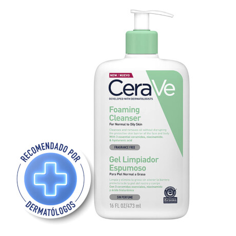 Cerave Gel limpiador espumoso de rostro y cuerpo Cerave Gel limpiador espumoso de rostro y cuerpo