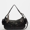 Cartera Al Hombro Gang Washed Negro