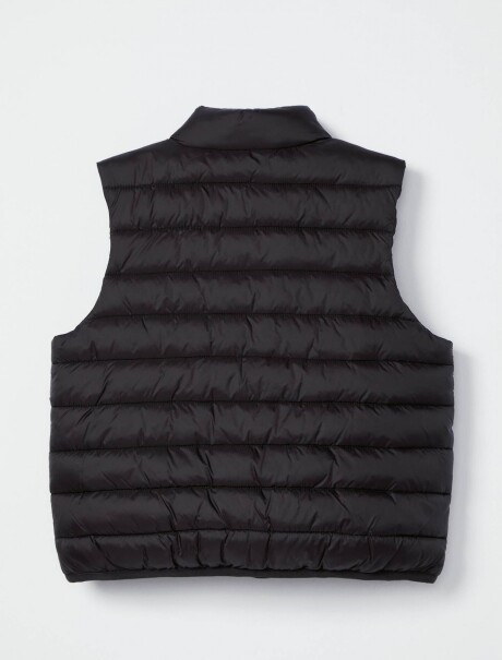 CHALECO PUFFER MODELO COMFORT NEGRO