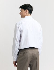 012674 CAMISA HARRINGTON LABEL Blanco