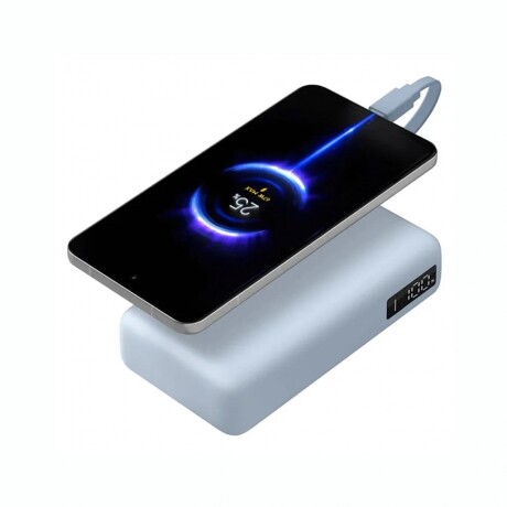 XIAOMI 67W POWER BANK 20000MAH (INTEGRATED CABLE) Cargador Portátil Power Bank XIAOMI 67W 20.000 mAh Cable Integrado - Ice Blue