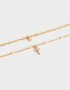 Collares Cortos Bañada en Oro Collar Corto Bañado En Oro - Dorado