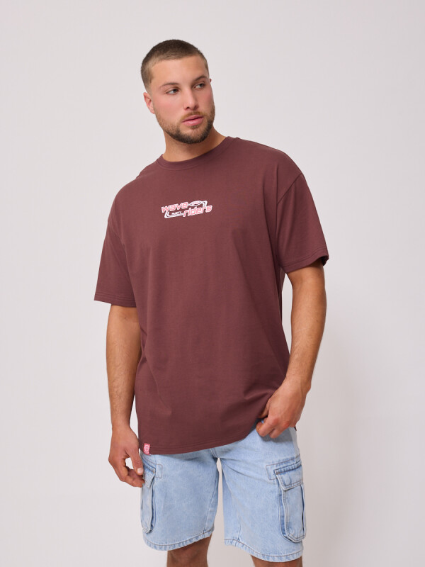 T-SHIRT KINES RUSTY Chocolate